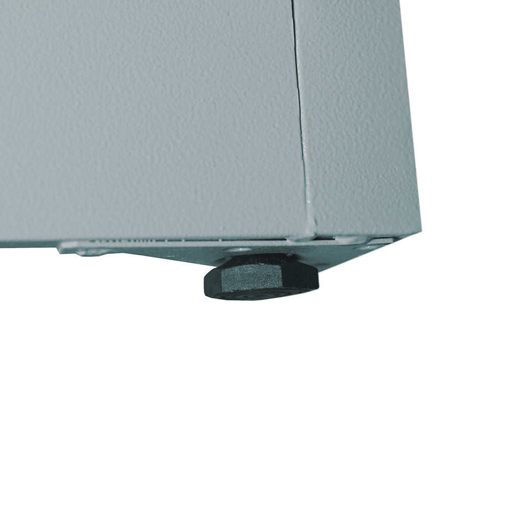 Armário de Aço A-120 com 4 prateleiras reguláveis 198cm x 120cm x 40cm - W3 Smart