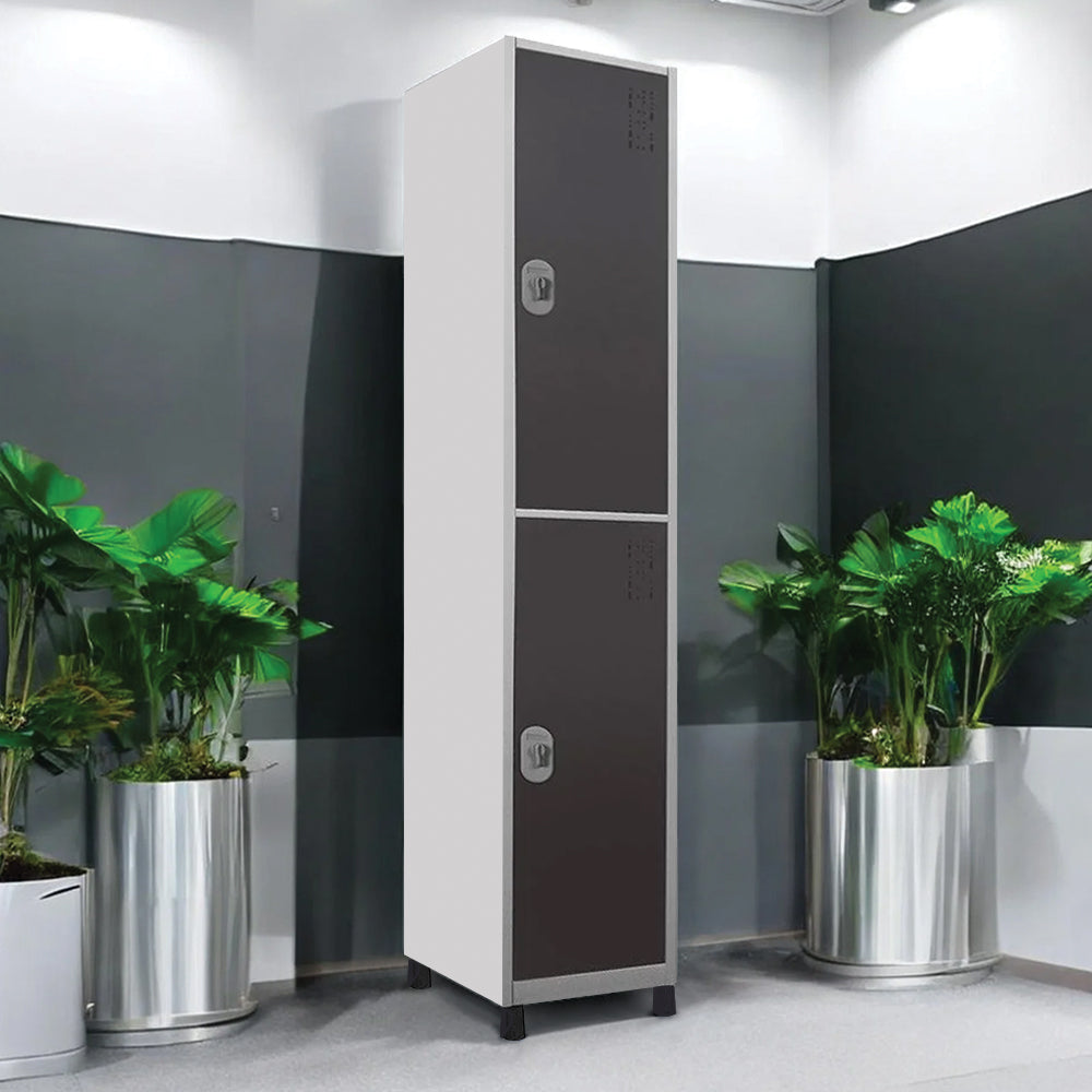 Roupeiro de Aço com 2 vãos grandes Cores 190CM X 32,2CM X 35CM - W3