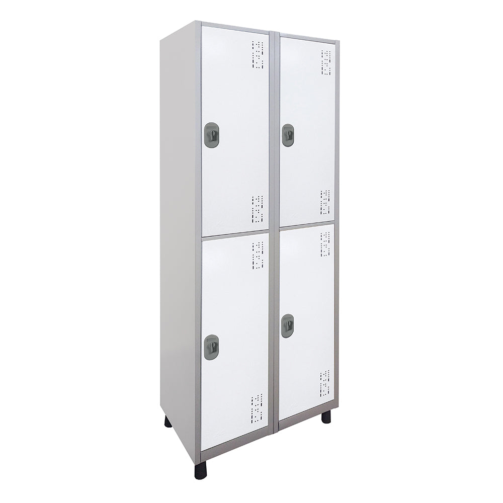 Roupeiro de Aço com 4 vãos grandes Cores 190CM X 64,4 X 35CM - W3