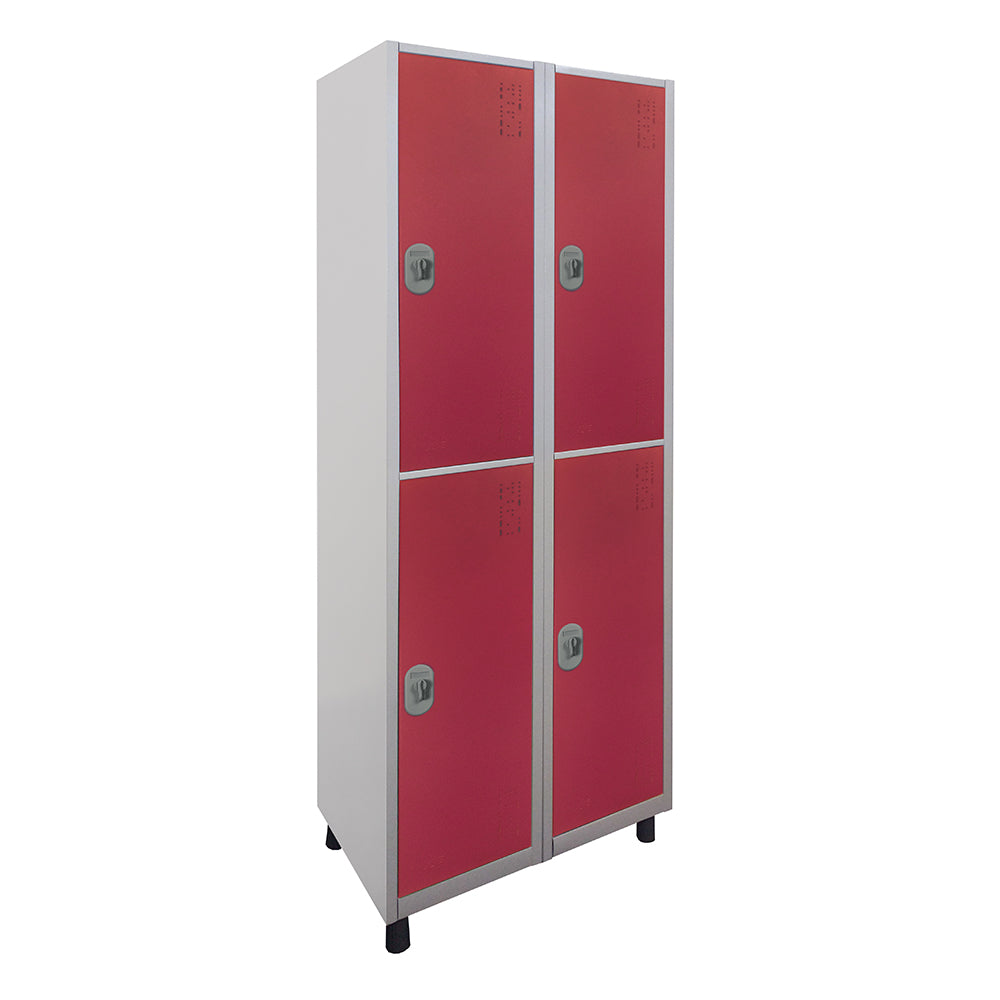 Roupeiro de Aço com 4 vãos grandes Cores 190CM X 64,4 X 35CM - W3