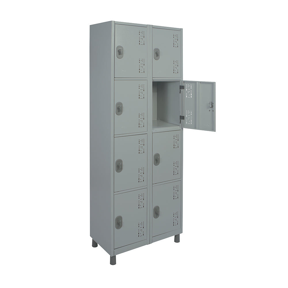 Roupeiro de Aço com 08 vãos pequenos 190CM X 64,4CM X 35CM - W3 Smart