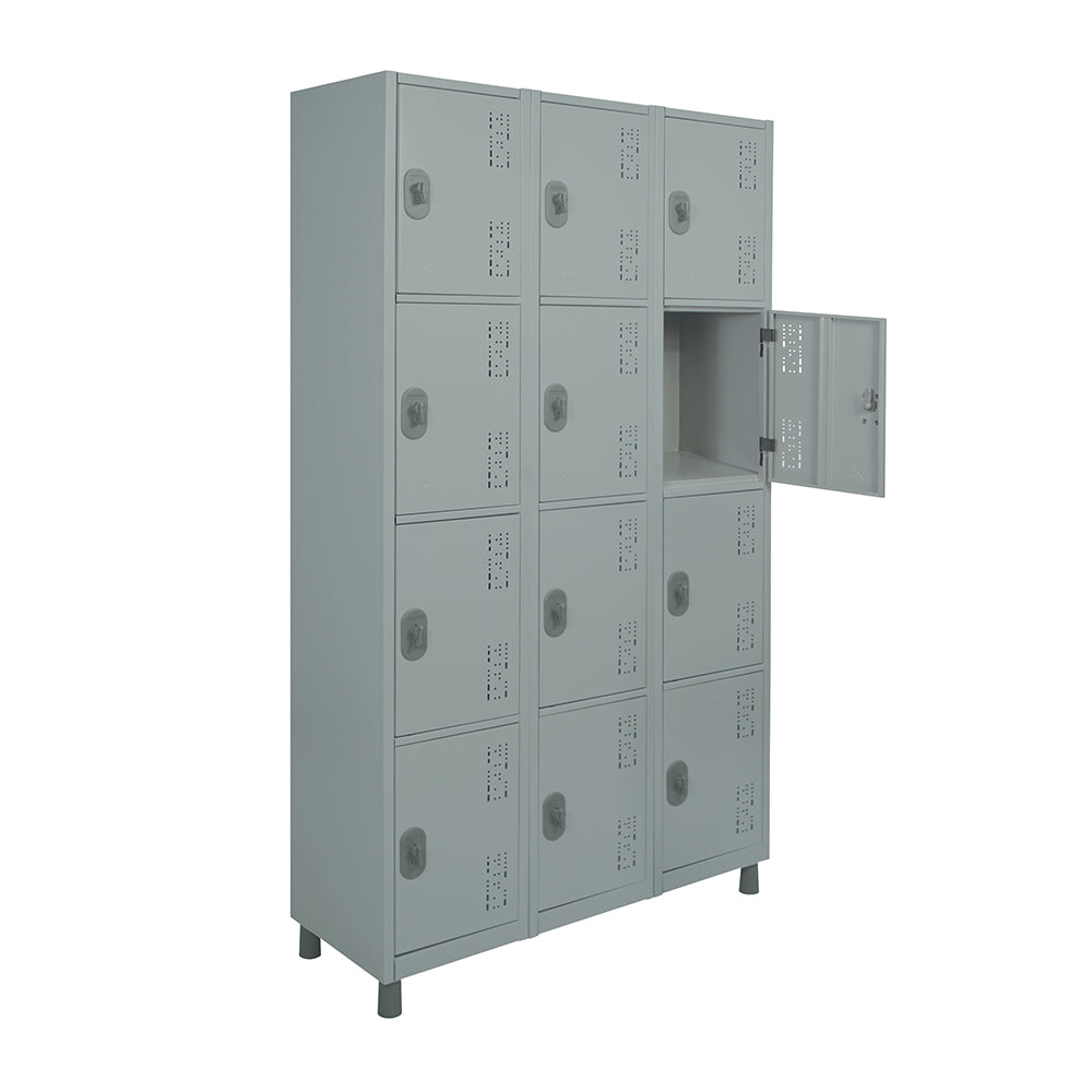 Roupeiro de Aço com 12 vãos pequenos 190CM x 96,6CM x 35CM - W3 Smart