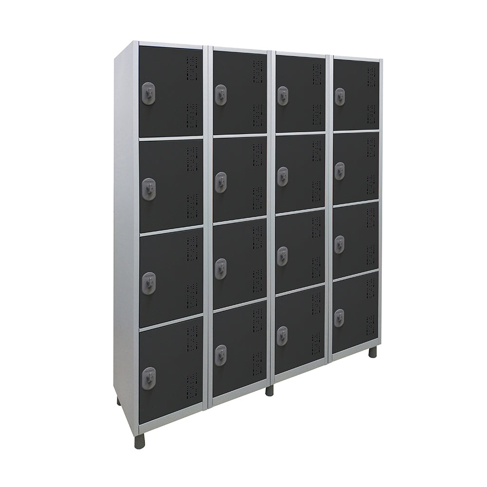 Roupeiro de Aço com 16 vãos pequenos Cores 190CM X 128,8CM X 35CM - W3