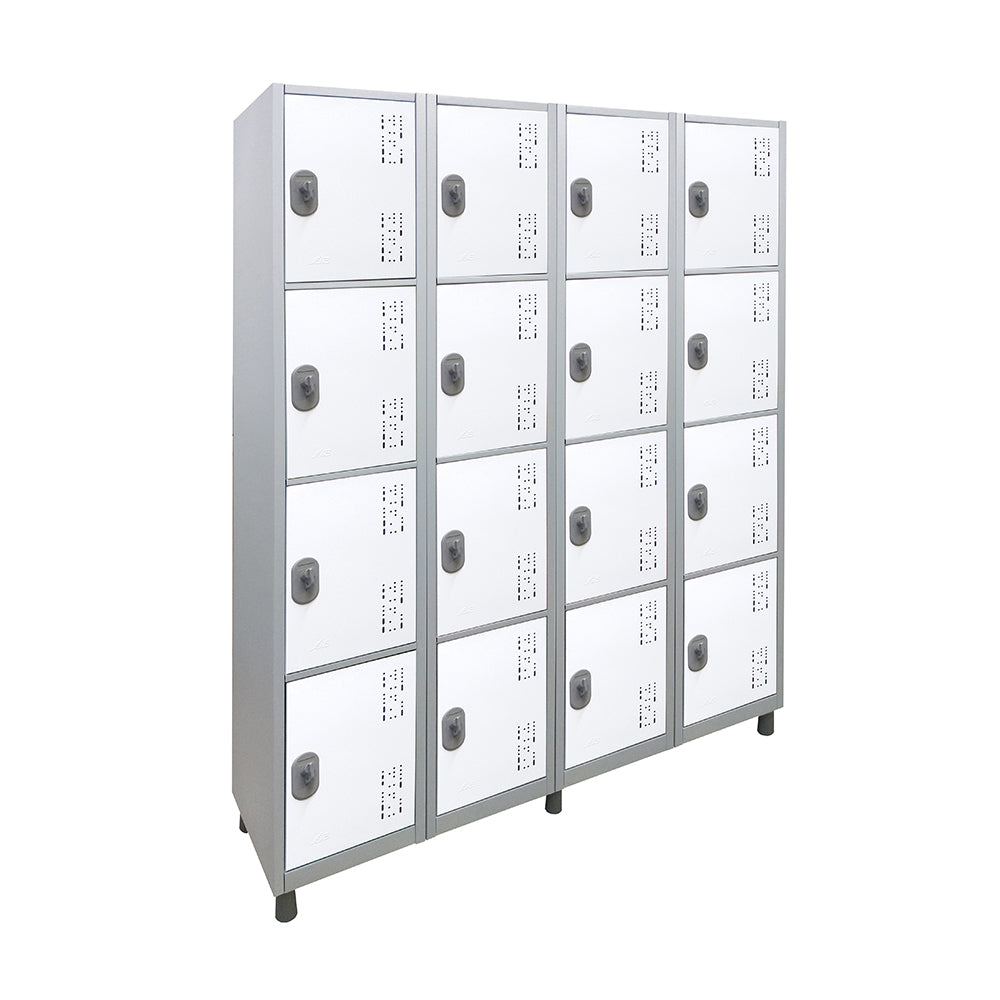 Roupeiro de Aço com 16 vãos pequenos Cores 190CM X 128,8CM X 35CM - W3