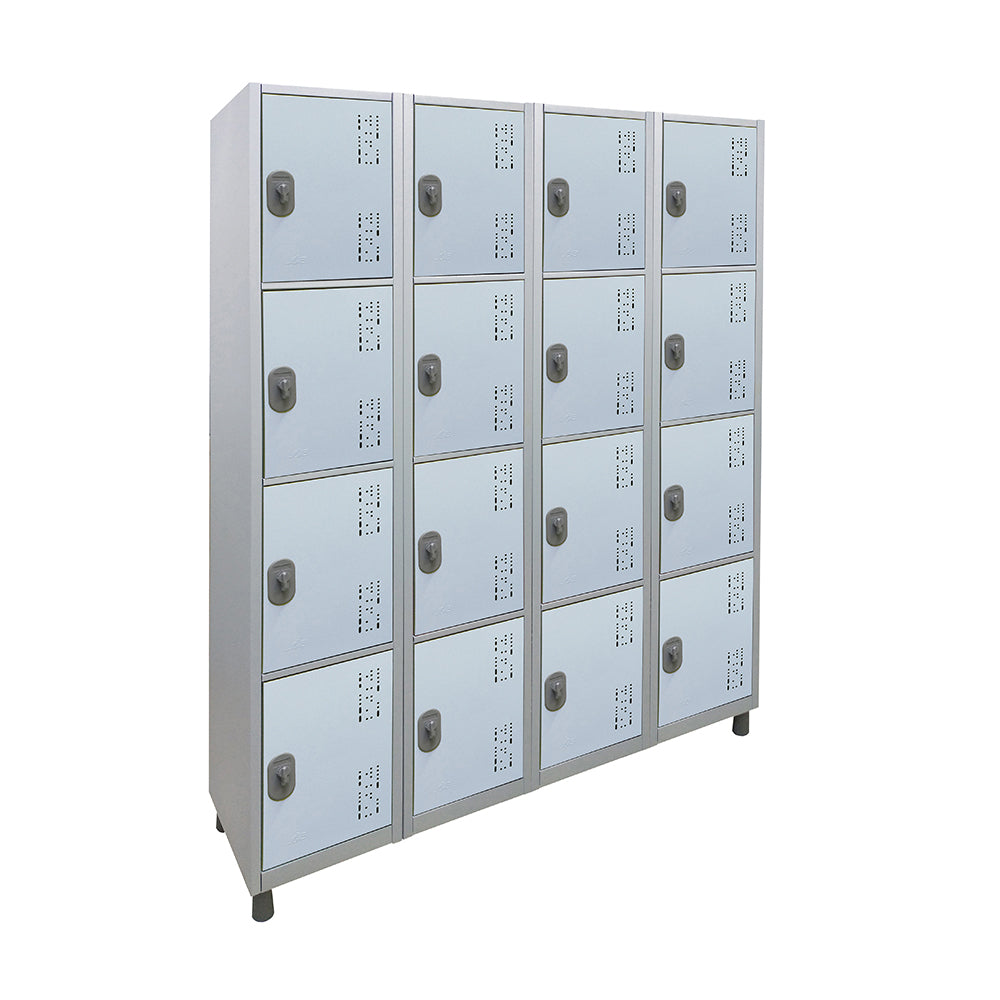 Roupeiro de Aço com 16 vãos pequenos Cores 190CM X 128,8CM X 35CM - W3