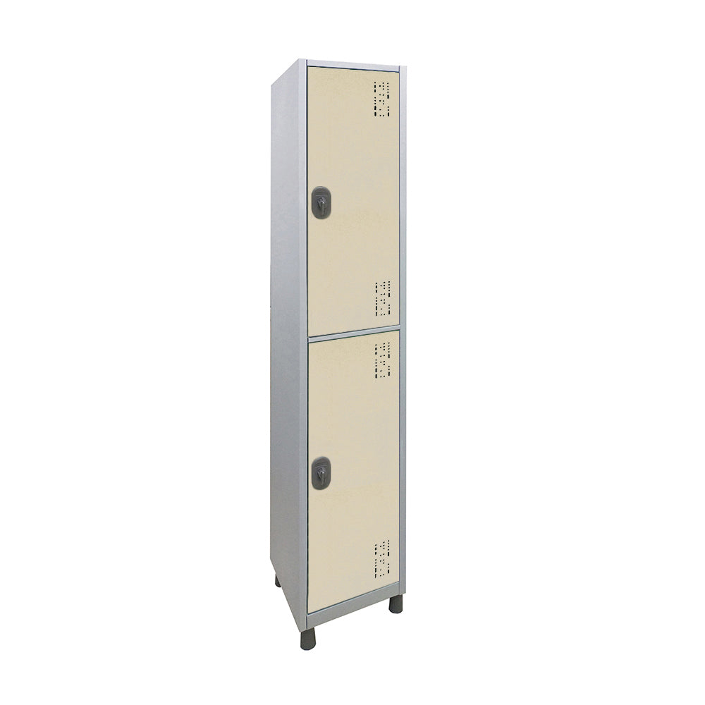 Roupeiro de Aço com 2 vãos grandes Cores 190CM X 32,2CM X 35CM - W3