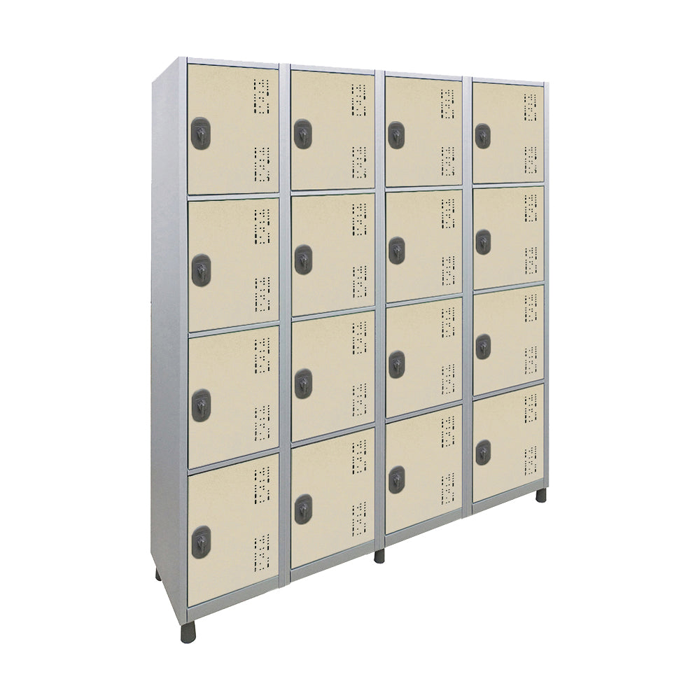 Roupeiro de Aço com 16 vãos pequenos Cores 190CM X 128,8CM X 35CM - W3