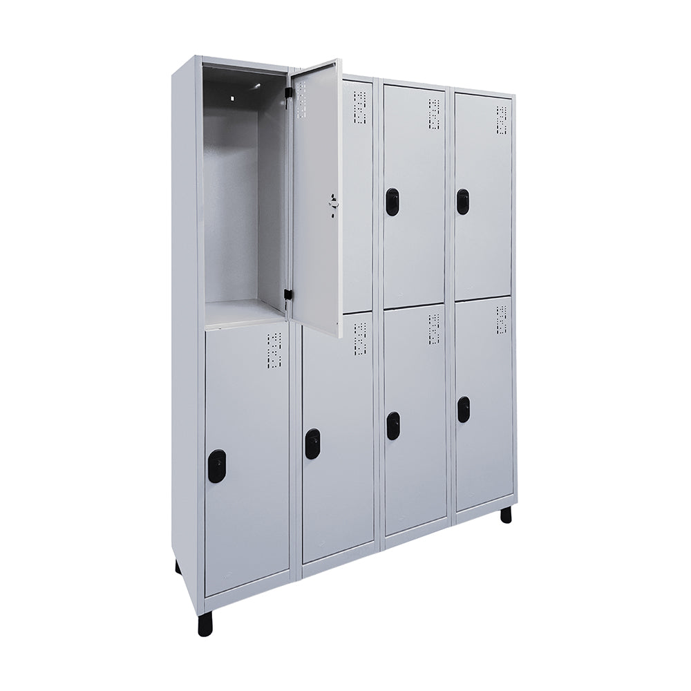 Roupeiro de Aço com 08 vãos grandes 184,5CM X 128,8CM X 35CM - W3 POP