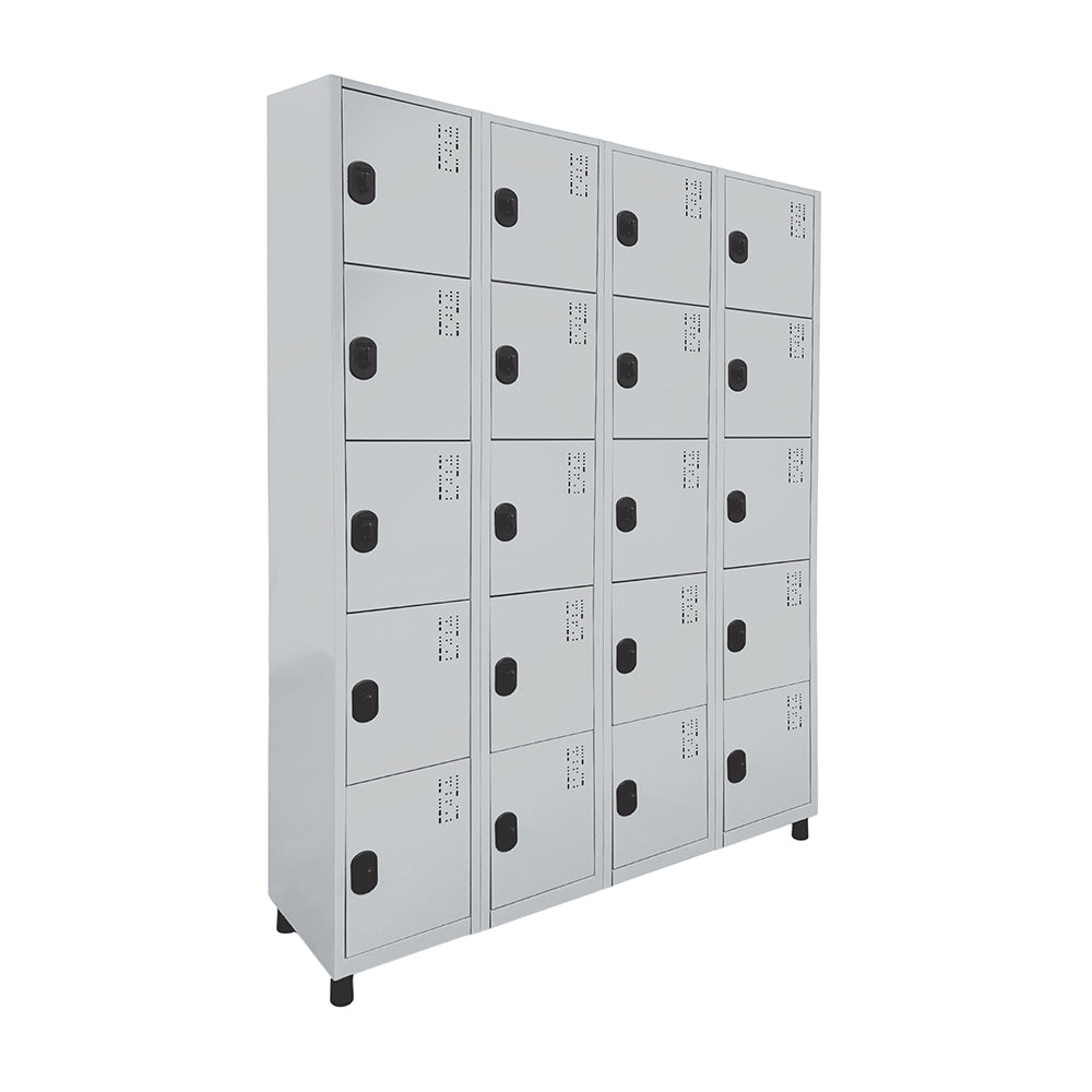 Roupeiro de Aço com 20 vãos pequenos 184,5CM X 128,8CM X 35CM - W3 POP