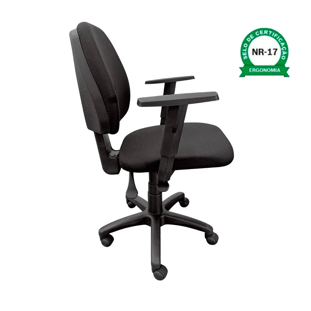 Cadeira de Escritório Executiva em crepe - Treviso