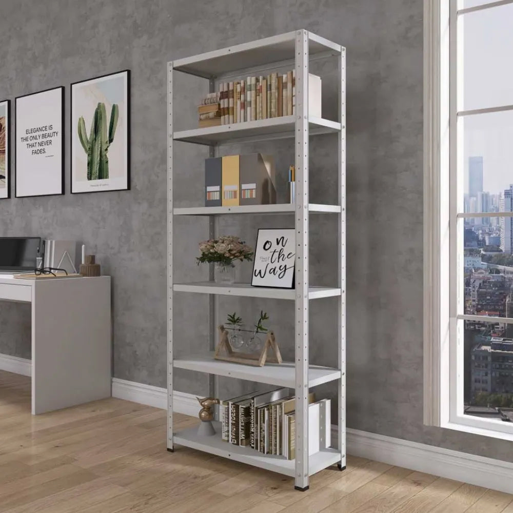 Estante de aço leve Com 6 Prateleiras 198cm x 92cm x 30cm - Amapá