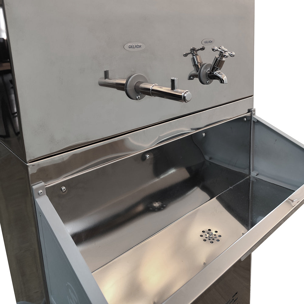 Resfriador 25 Litros inox 1 torneira + 1 jato 127V - Nozon