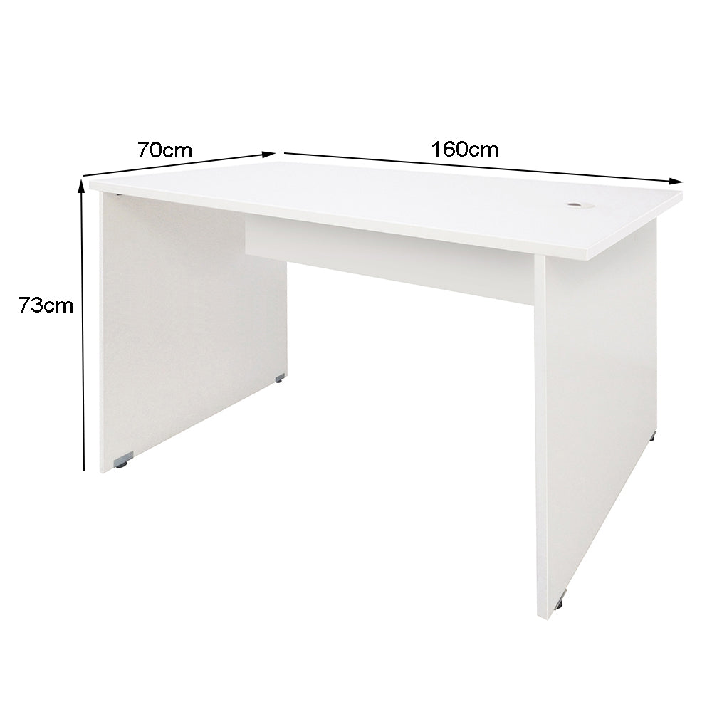 Mesa de Escritório 160cm 25mm 73Ax160Lx70P - SM Alfa BP Especial