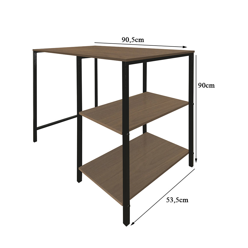 Bancada Gourmet para Frigobar com Prateleiras 90,5LX53,5PX90A