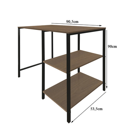 Bancada Gourmet para Frigobar com Prateleiras 90,5LX53,5PX90A