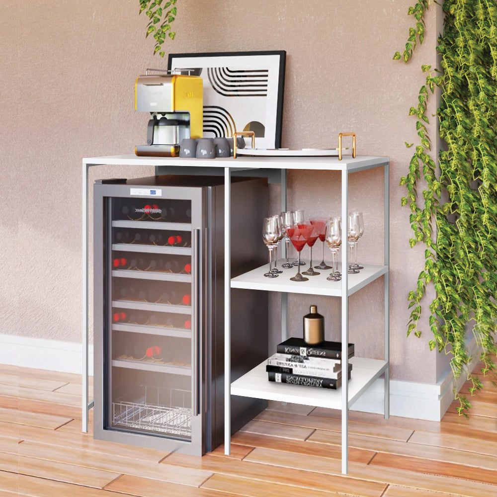 Bancada Gourmet para Frigobar com Prateleiras 90,5LX53,5PX90A