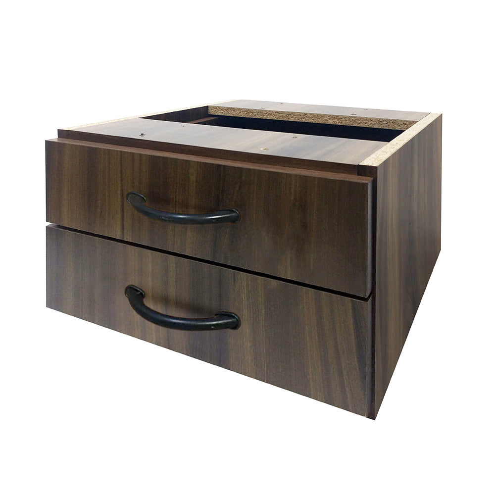 Mesa de Escritório 155cm Pé Metálico Com 2 Gavetas - SM Super Light 15MM - 74AX155LX60P