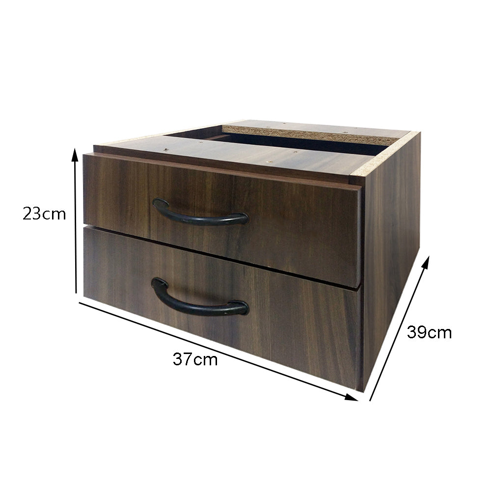 Mesa de Escritório 155cm Pé Metálico Com 2 Gavetas - SM Super Light 15MM - 74AX155LX60P