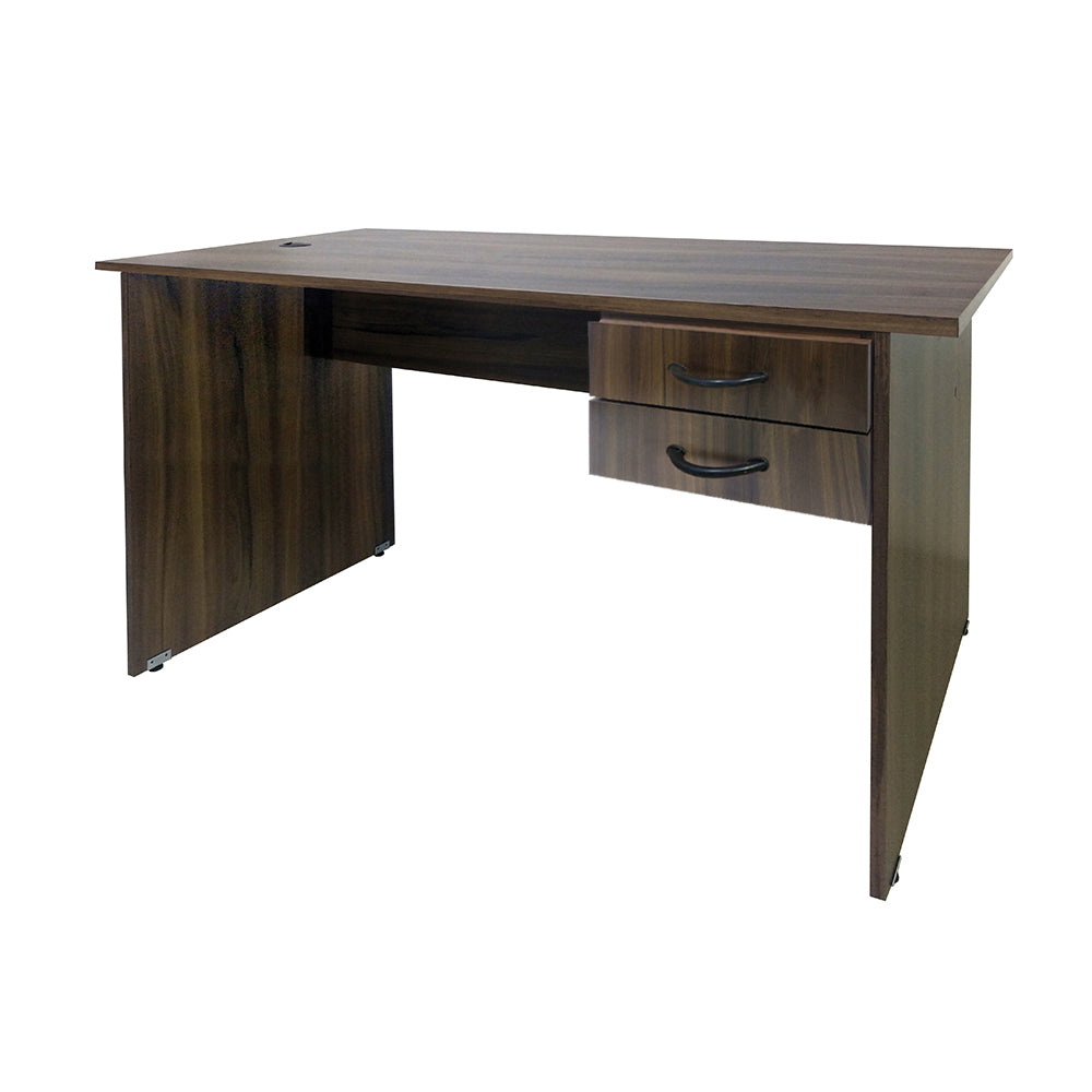 Mesa de Escritório 115cm Pé Painel Com 2 Gavetas - SM Super Light 15mm - 71AX115LX60P