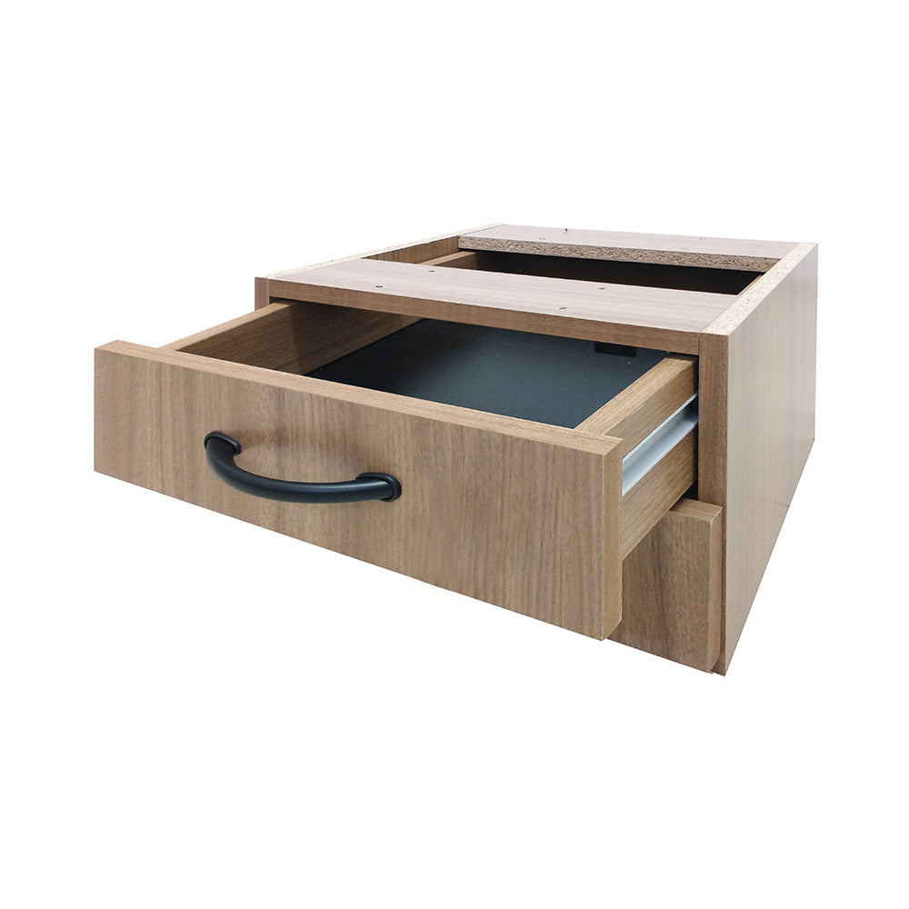 Mesa de Escritório 155cm Pé Metálico Com 2 Gavetas - SM Super Light 15MM - 74AX155LX60P