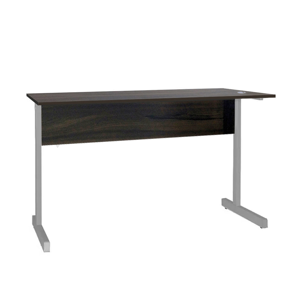 Mesa de Escritório 115cm Pé Metálico sem Gaveta com 1 passa fio - SM Super Light 15MM - 74AX115LX60P