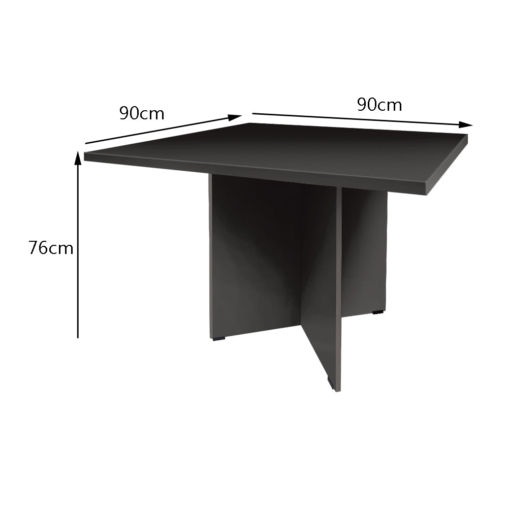 Mesa de Reunião Quadrada 4 Lugares - SM Alfa BP - 73Ax90Lx90P