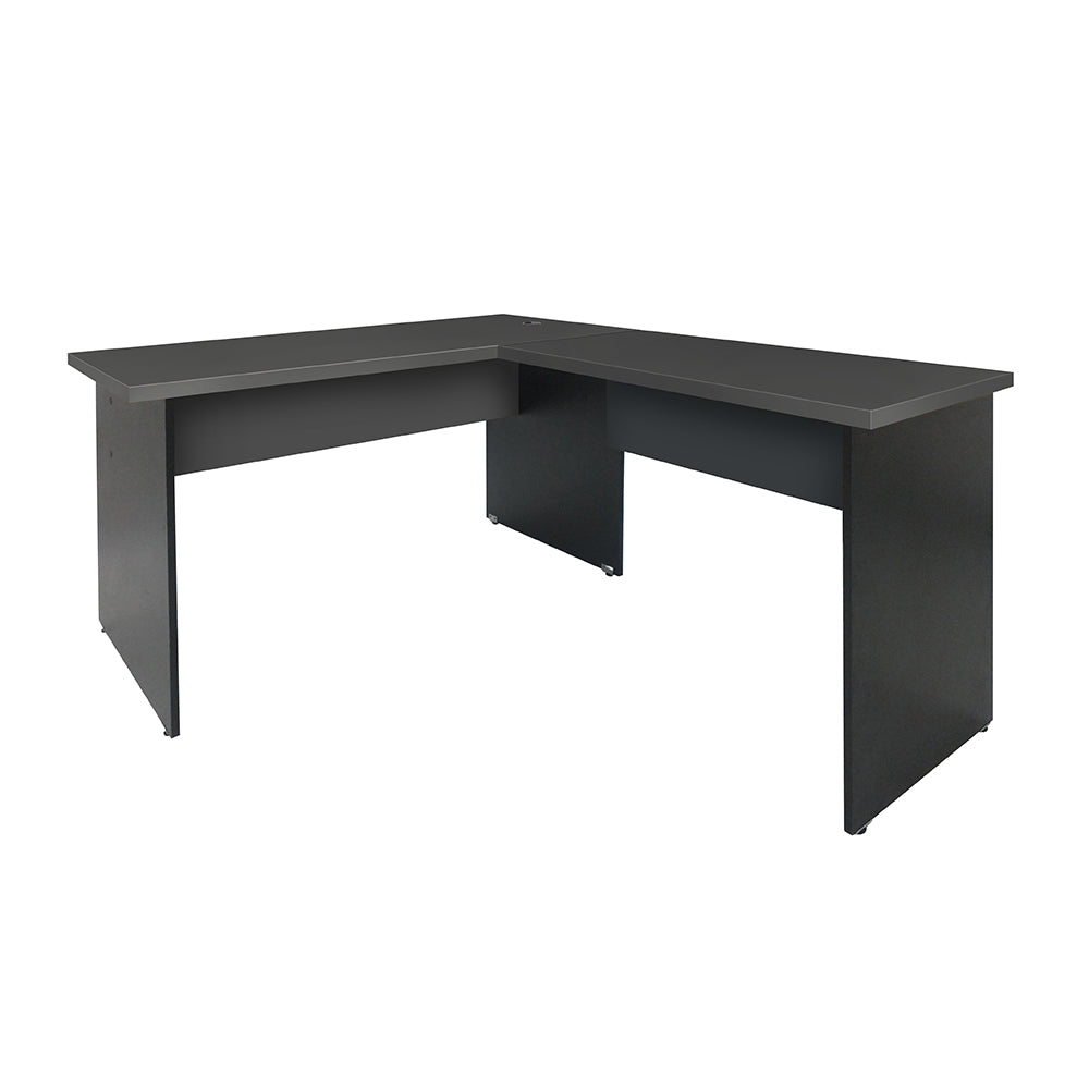 Mesa de Escritório em "L" Pé Painel - SM alfa BP - 73Ax160Lx160P