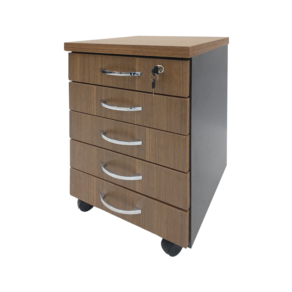 Gaveteiro Volante com 5 Gavetas - SM Alfa BP - 62AX36LX40P