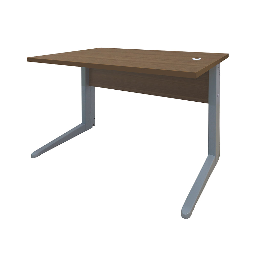 Mesa de Escritório 160cm Pé Metálico - SM Alfa BP - 74Ax160Lx70P