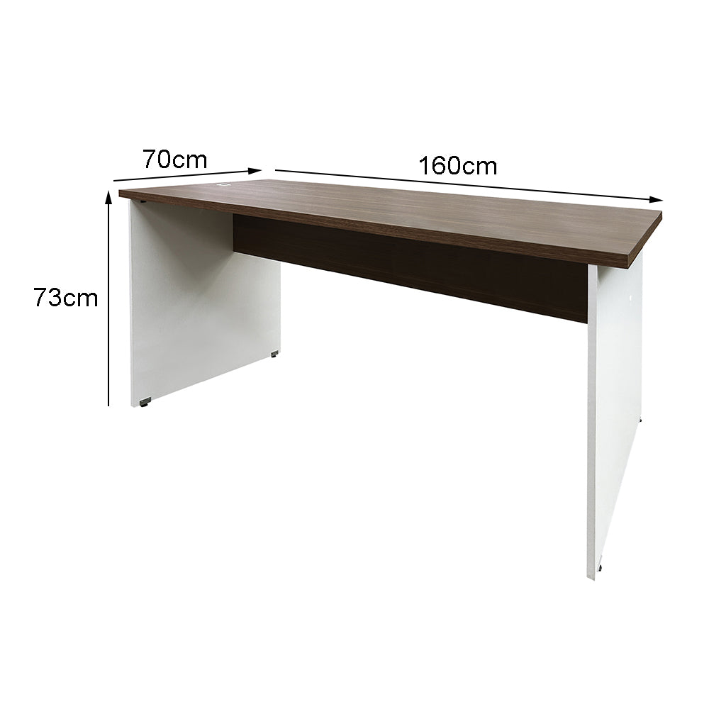 Mesa de Escritório 160cm Pé Painel - SM Alfa BP - 73Ax160Lx70P