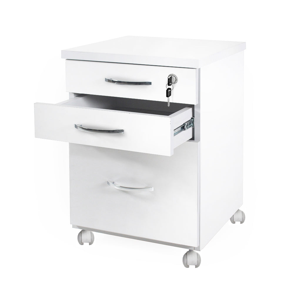 Gaveteiro Volante com 2 Gavetas e 1 Gaveta para Pasta Suspensa - SM Alfa BP - 64AX50LX46P