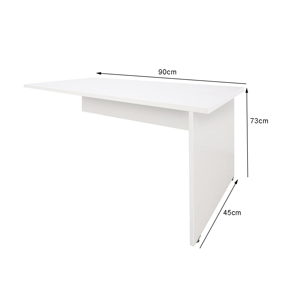 Mesa de Escritório Auxiliar Pé Painel - SM Alfa BP - 73AX90LX45P