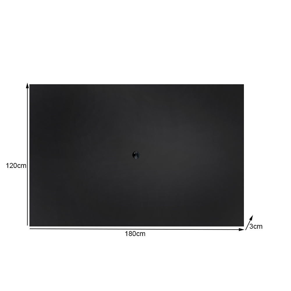 Painel de parede com passa cabo para mesa de reunião - Sm Prime 120x180x3