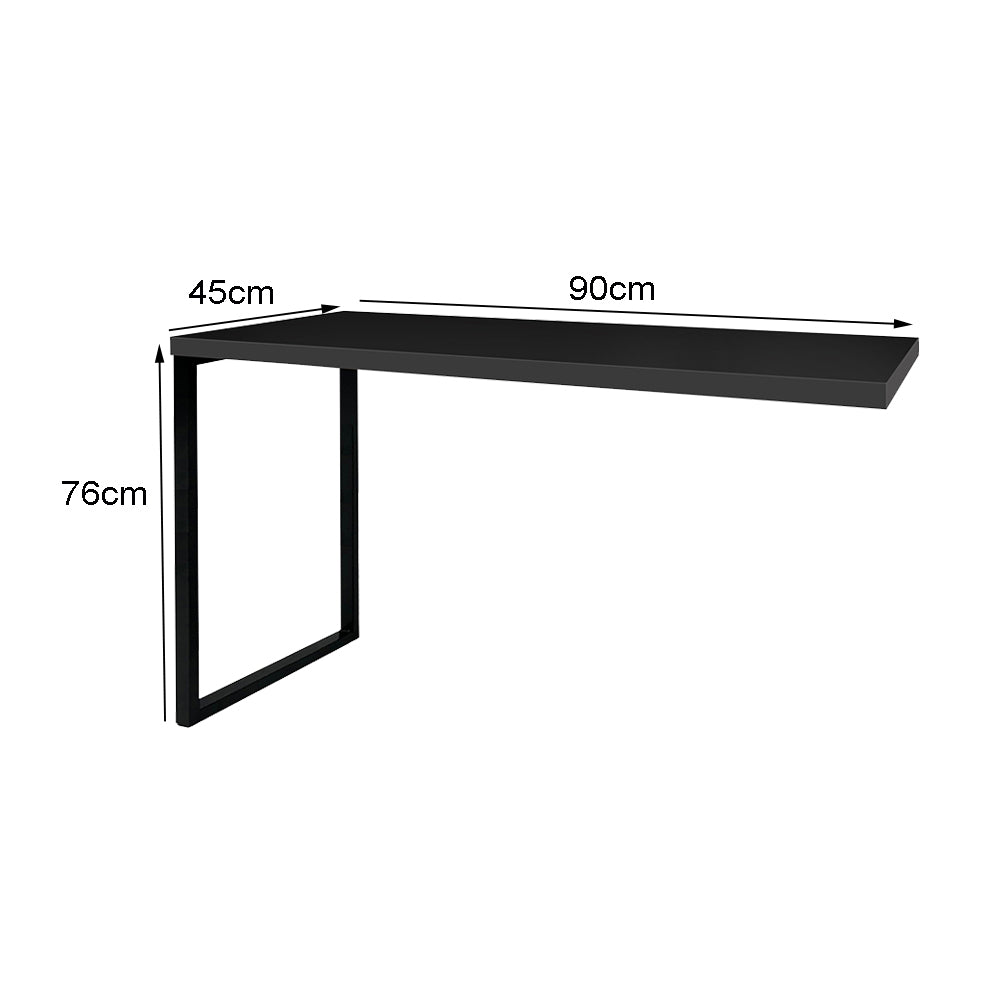 Mesa de Escritório em "L" Pé Metálico - Sm Prime - 76Ax140Lx150P