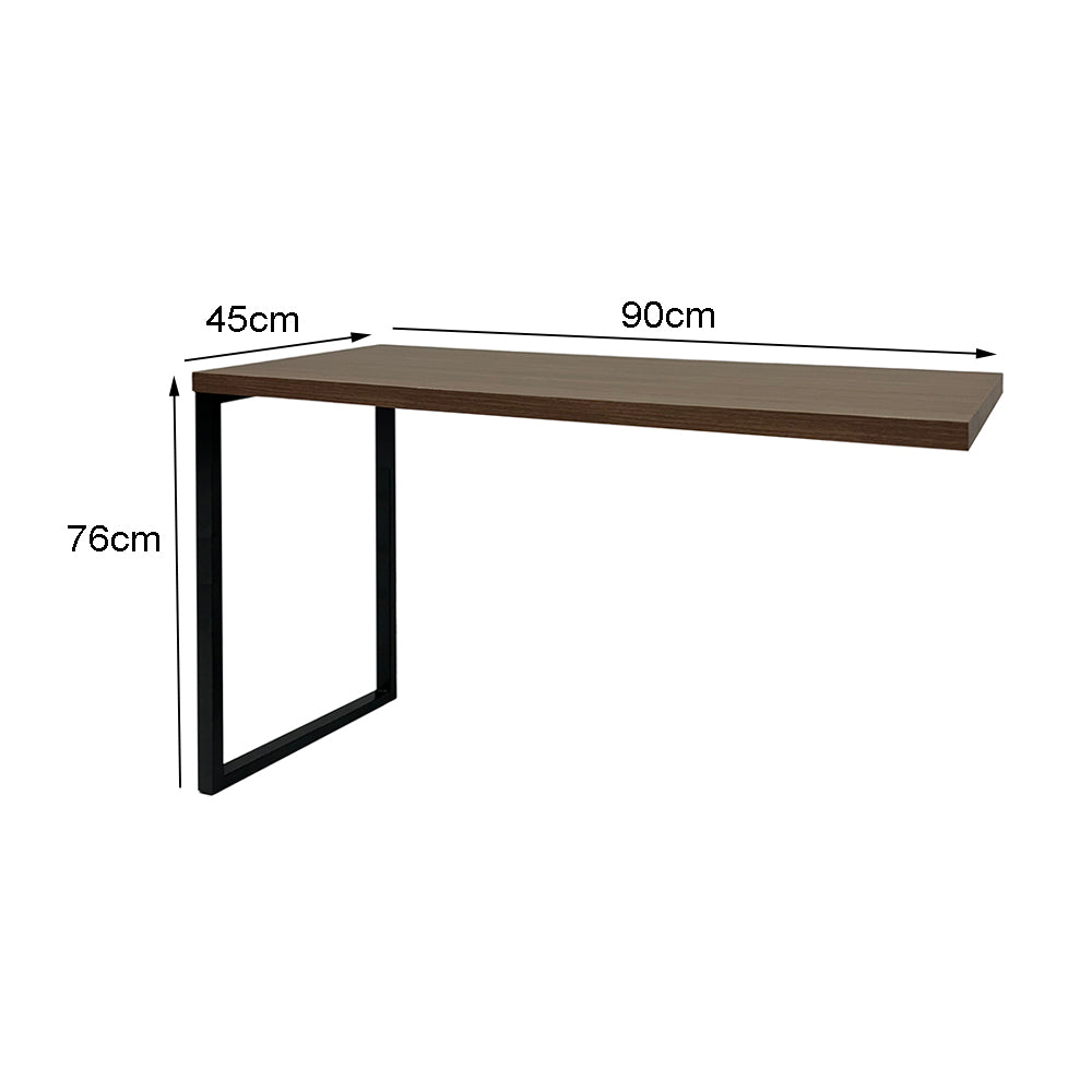 Mesa de Escritório em "L" Pé Metálico - Sm Prime - 76Ax140Lx150P