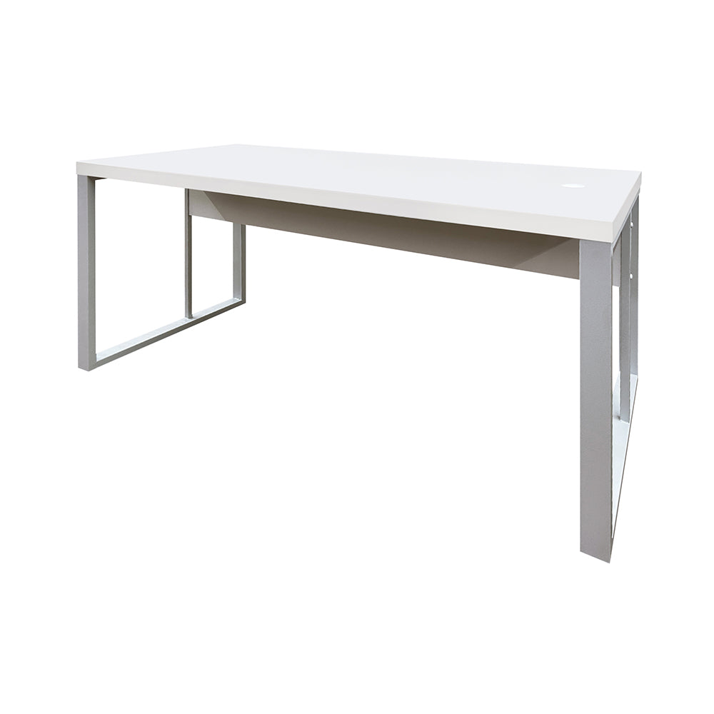 Mesa de Escritório 150cm Pé Metálico Com Gaveteiro de 2 Gavetas - SM Prime - 76Ax150Lx60P