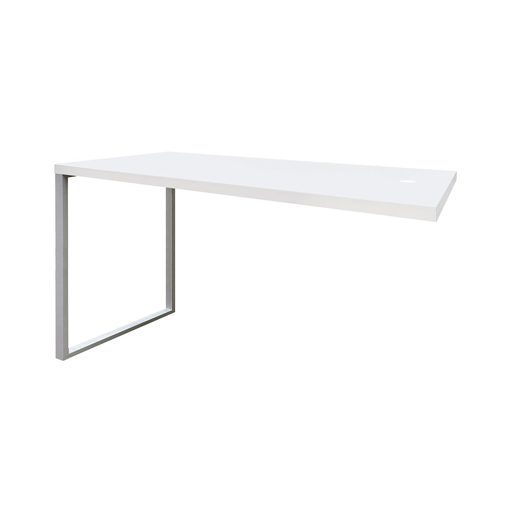 Mesa de Escritório em "L" Pé Metálico - Sm Prime - 76Ax150Lx160P