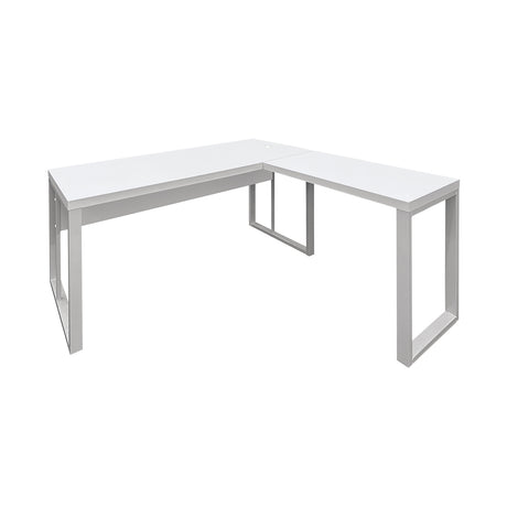 Mesa de Escritório em "L" Pé Metálico - Sm Prime - 76Ax150Lx150P