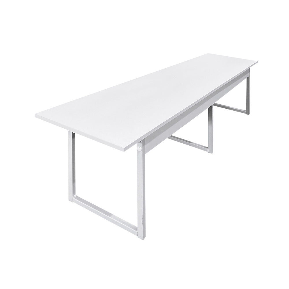 Banco para mesa refeitório 3 Lugares em MDF com estrutura metálica 170L x 43A x 34,5P