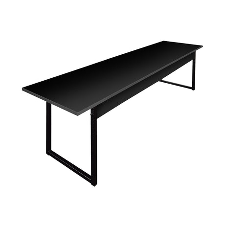 Banco para mesa refeitório 2 Lugares em MDF com estrutura metálica 125L x 43A x 34,5P