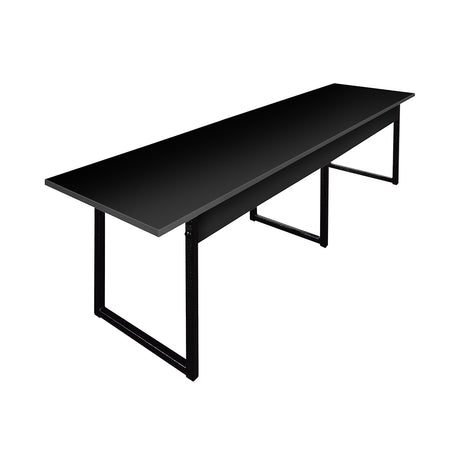 Banco para mesa refeitório 3 Lugares em MDF com estrutura metálica 170L x 43A x 34,5P