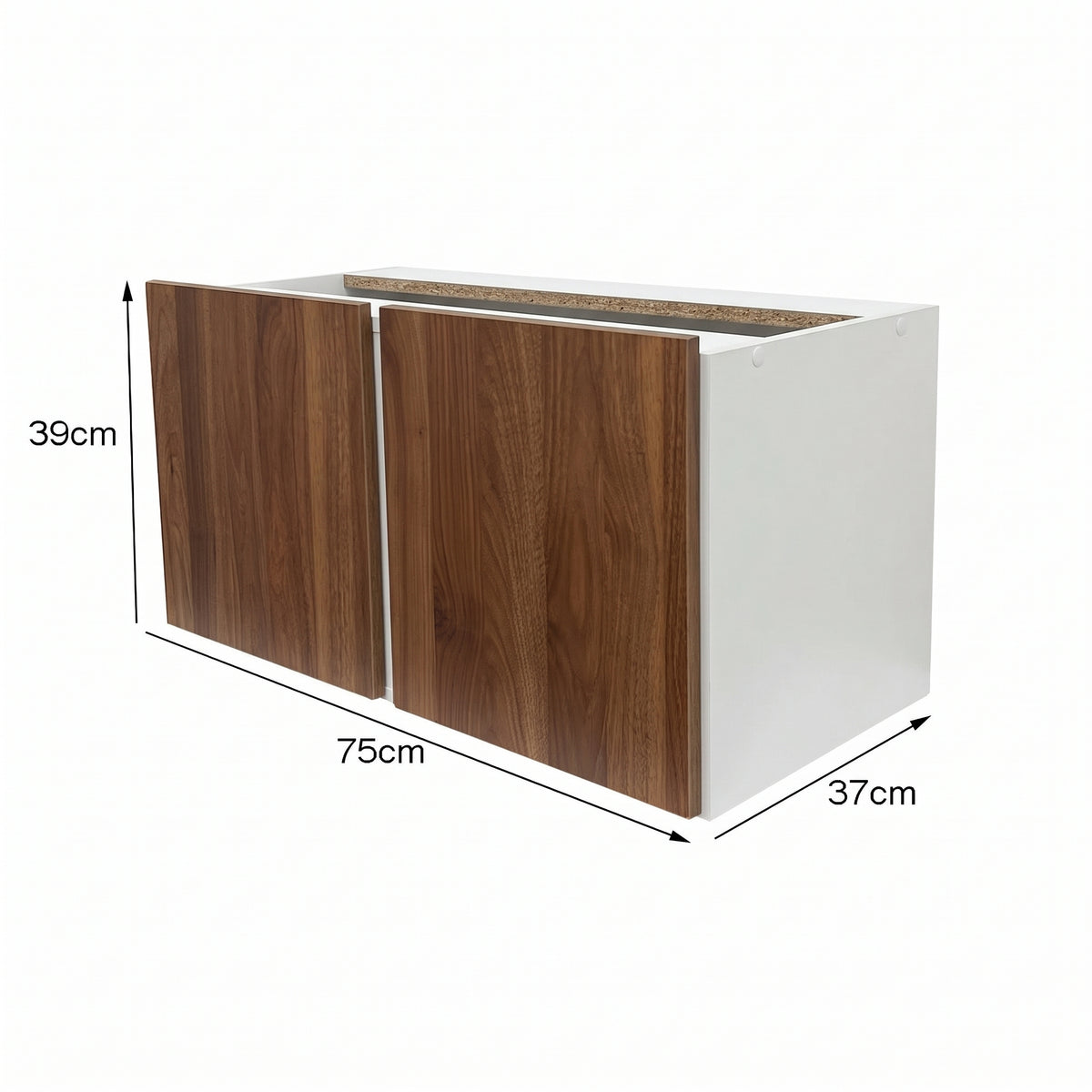 Nicho com 2 portas para estante Trio - SM Industrial - 39AX75LX37P