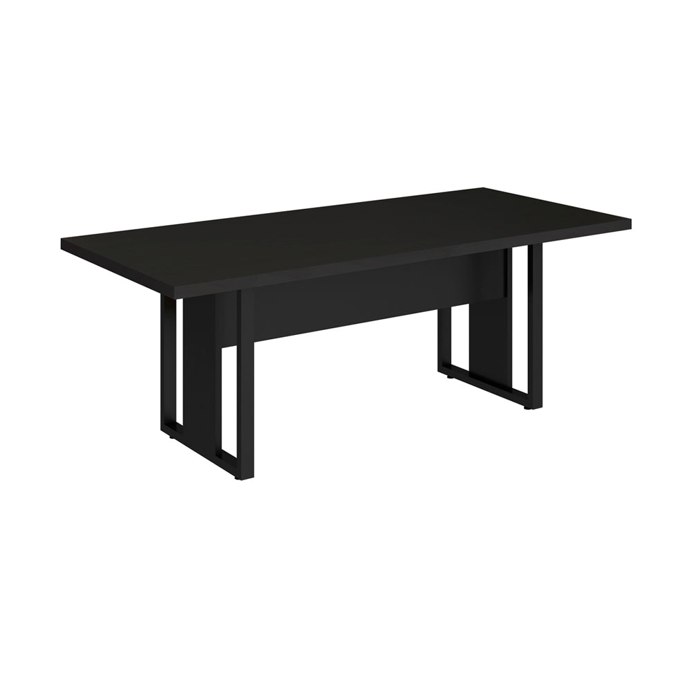 Mesa de Escritório Reunião retangular 6 Lugares com pé quadro - Euro Croácia - 73AX200LX90P