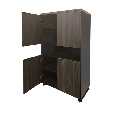 Armário Estante Executivo com 4 prateleiras - Euro Malta - 160AX80LX45P