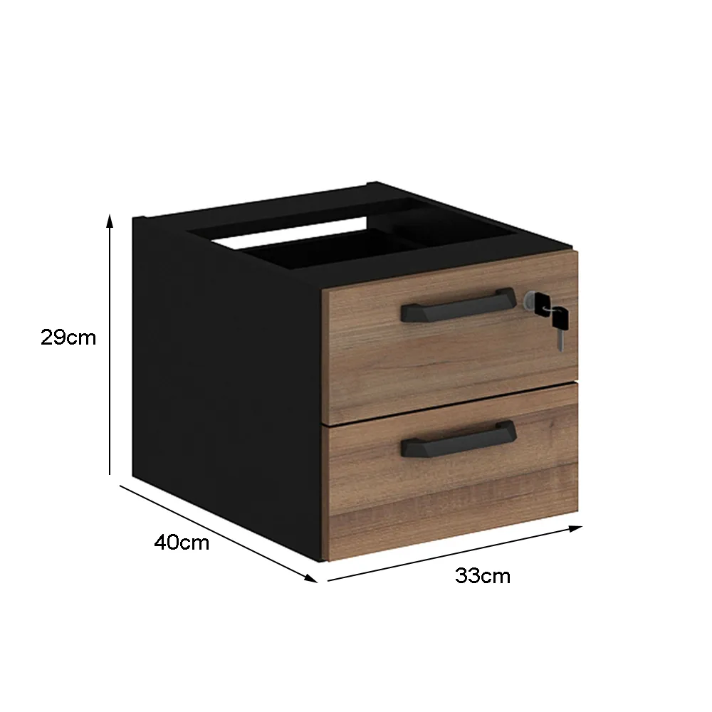 Gaveteiro de mesa com 2 gavetas - Euro Croácia - 30AX33LX40P