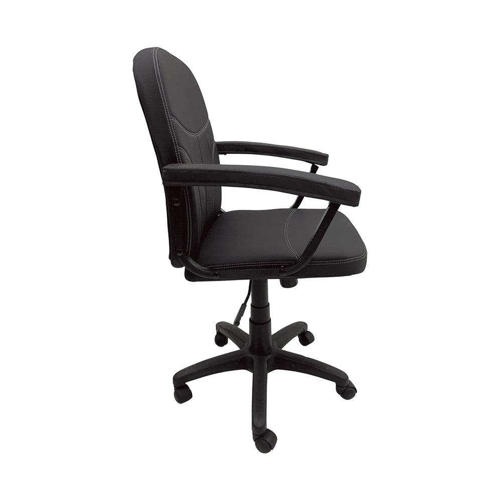 Cadeira de escritório diretor com braço acolchoado PU Méier - MS System