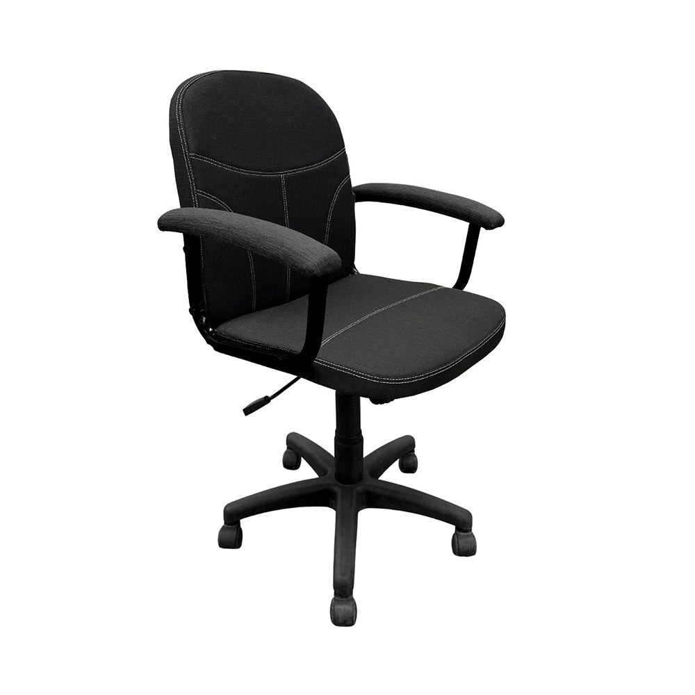 Cadeira de escritório diretor com braço acolchoado tecido Méier - MS System