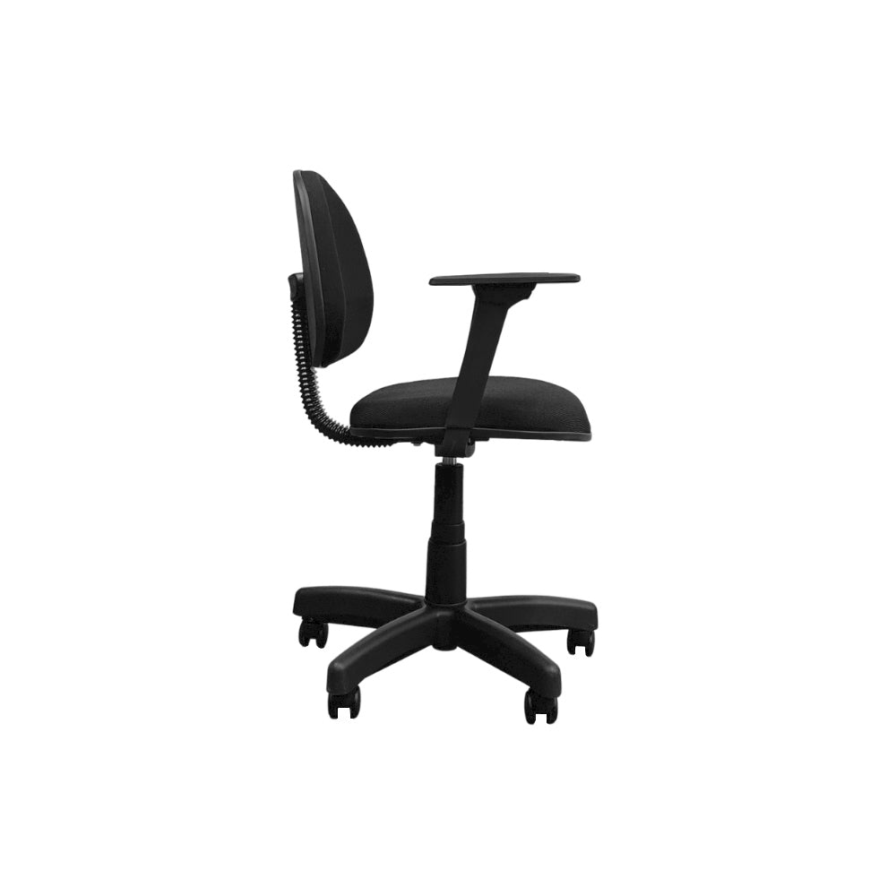 Cadeira de Escritório secretária giratória 758 em tecido com braço - Turim