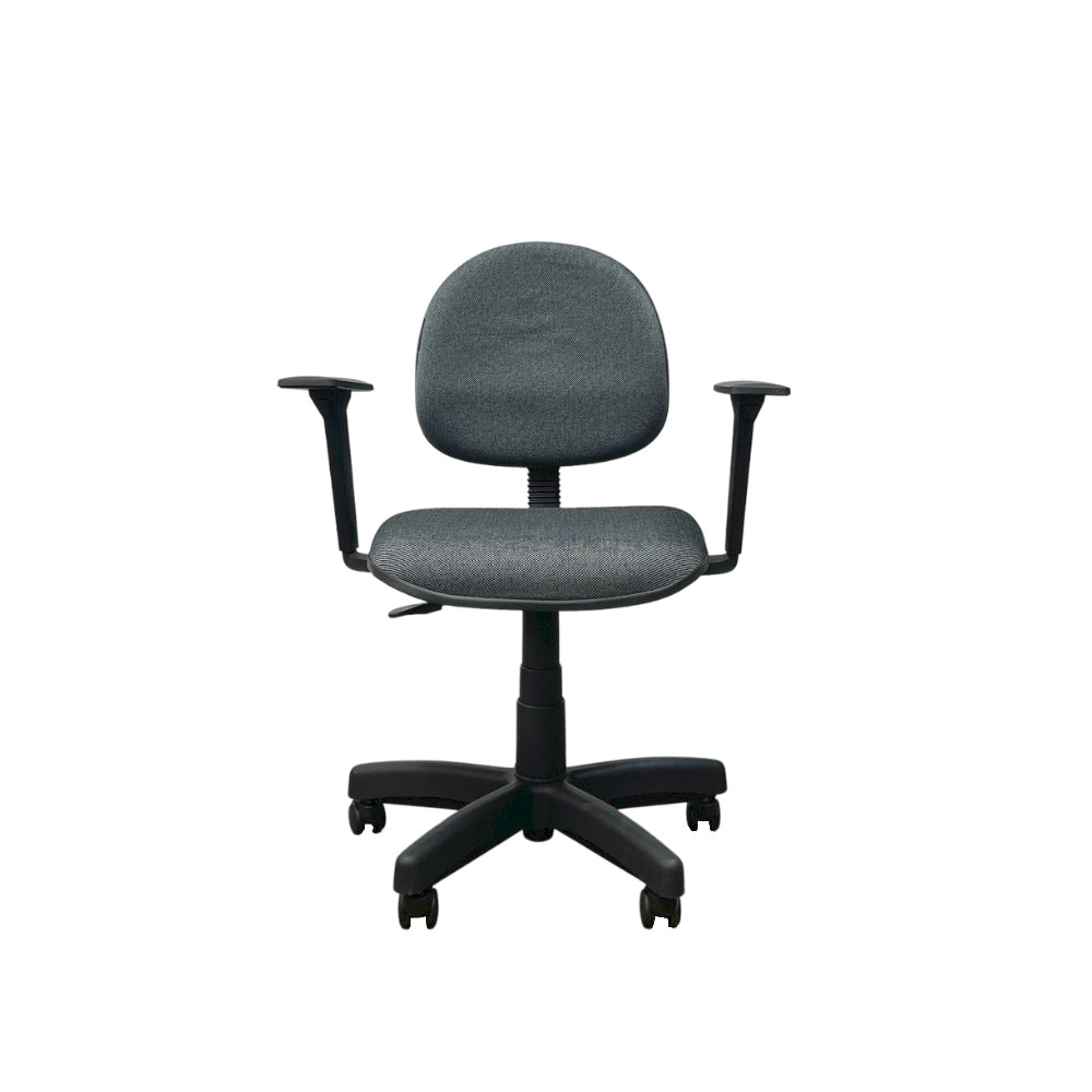 Cadeira de Escritório secretária giratória 758 em tecido com braço - Turim