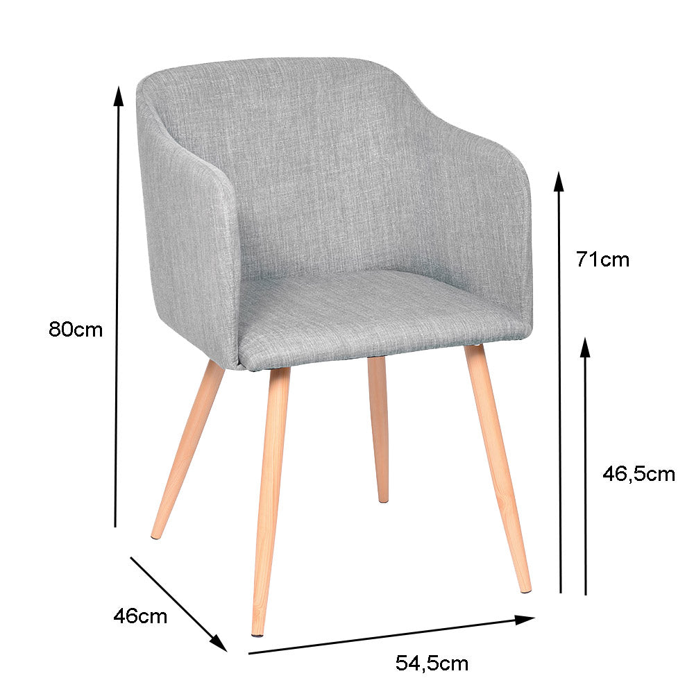 Polltrona Trompea Com Base em Aço - Or Design
